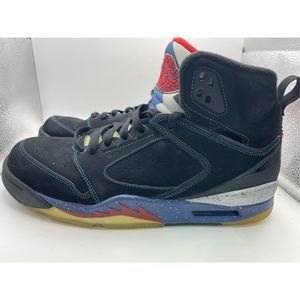 NIKE AIR JORDAN RETRO BLACK RED BLUE_Size 12